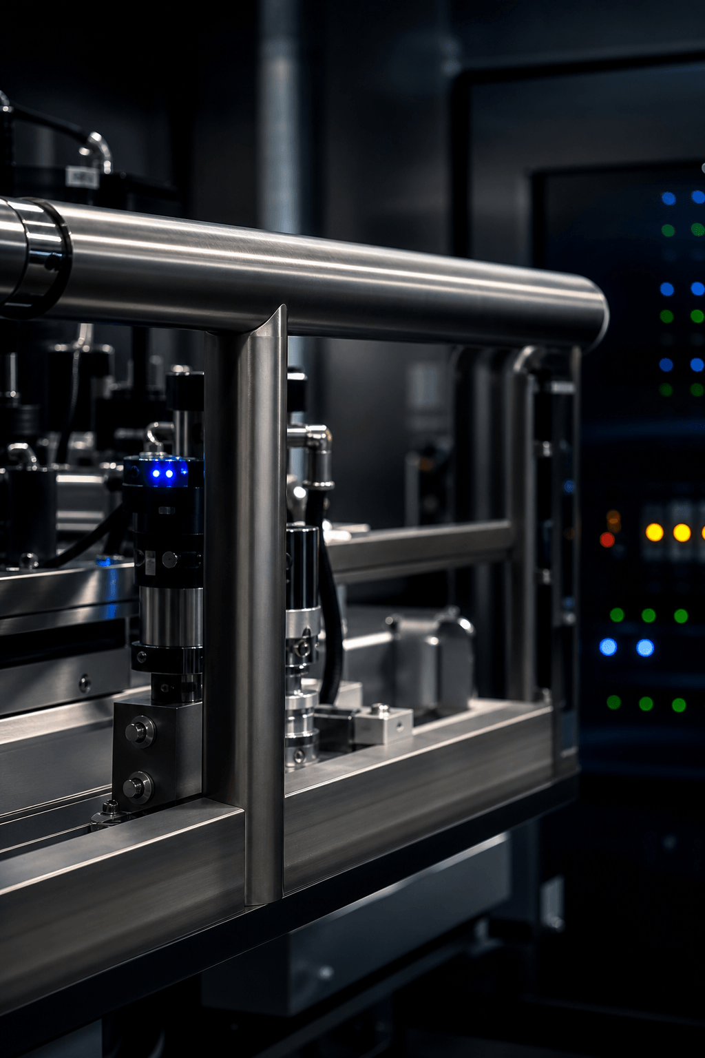 Operations detail with illuminated control systems